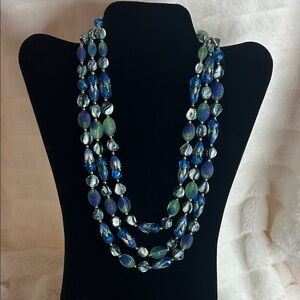 Elegant Triple Strand Necklace vintage 1970’s?